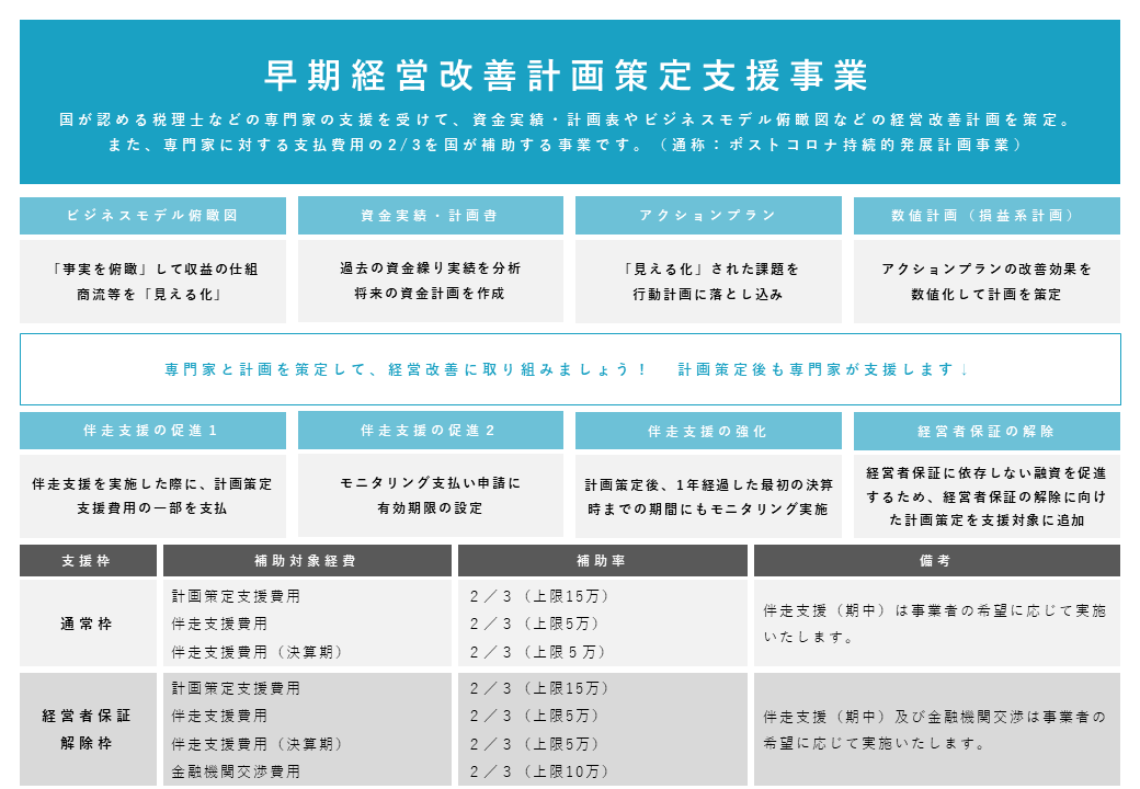 最も分かり易く解説！早期経営改善計画